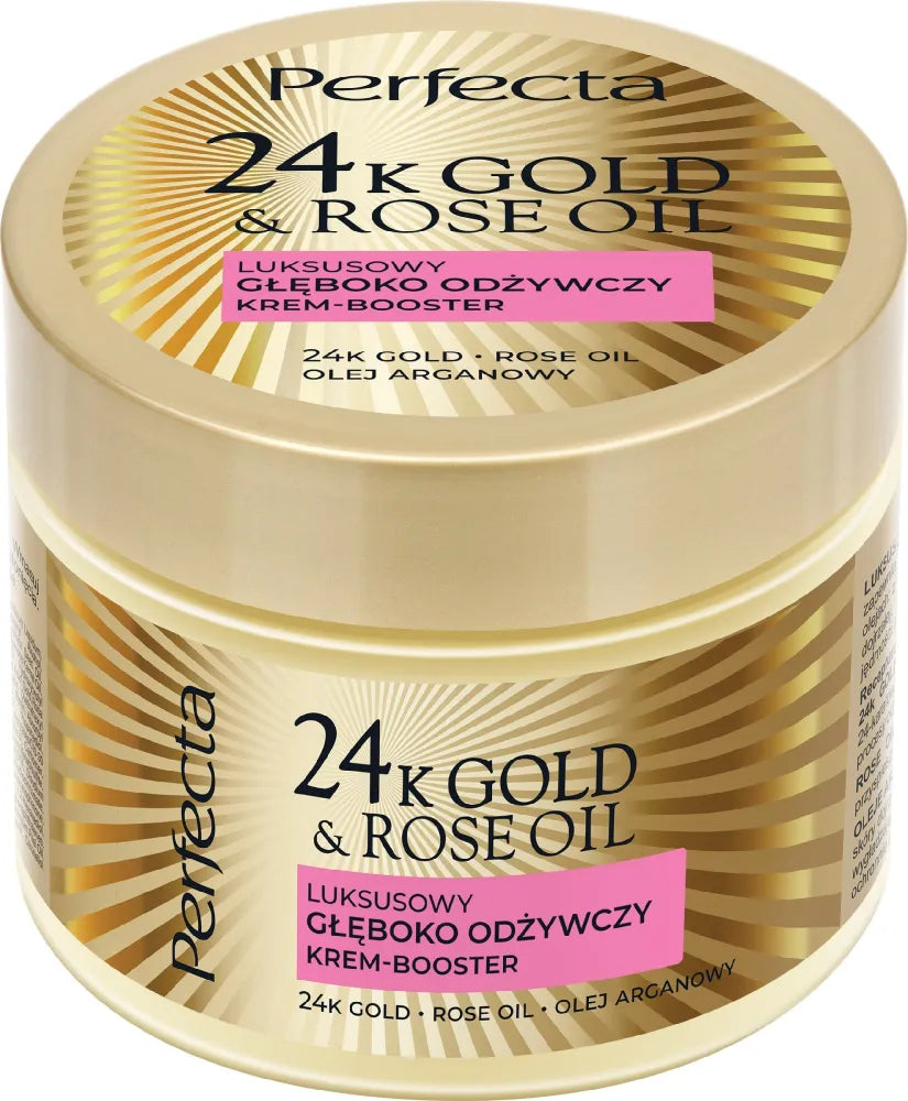 PERFECTA 24K Gold&Rose Oil Prabangus giliai maitinantis kremas-stiprintuvas - Kosmetika