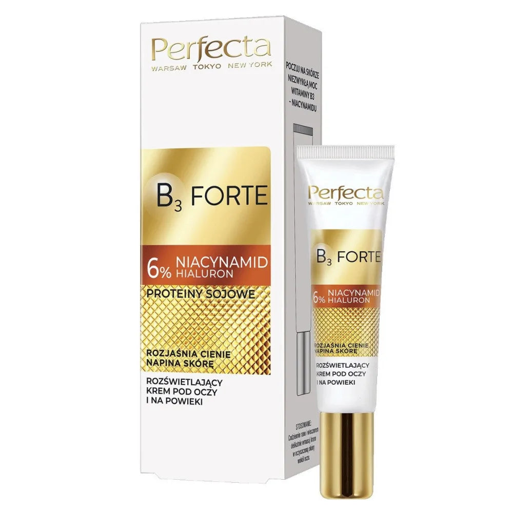 PERFECTA B3 Forte Apšviečianti akių ir vokų kremas 15ml - Kosmetika