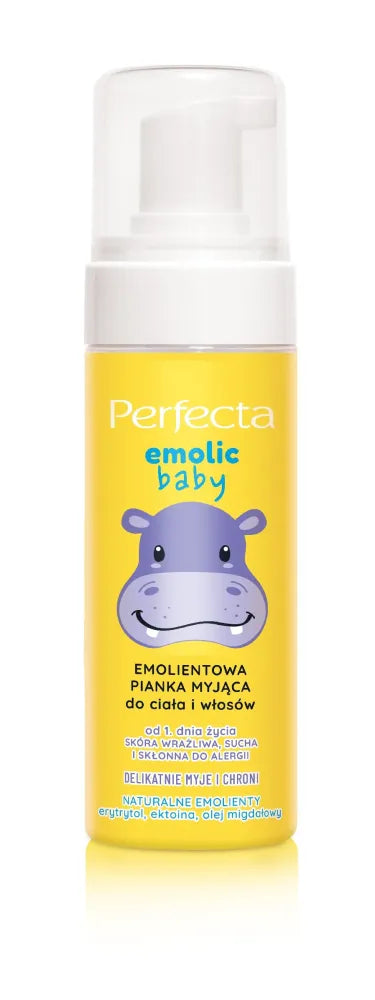 PERFECTA Emolic Baby Emollient Body and Hair Washing Foam 160 ml - Kosmetika