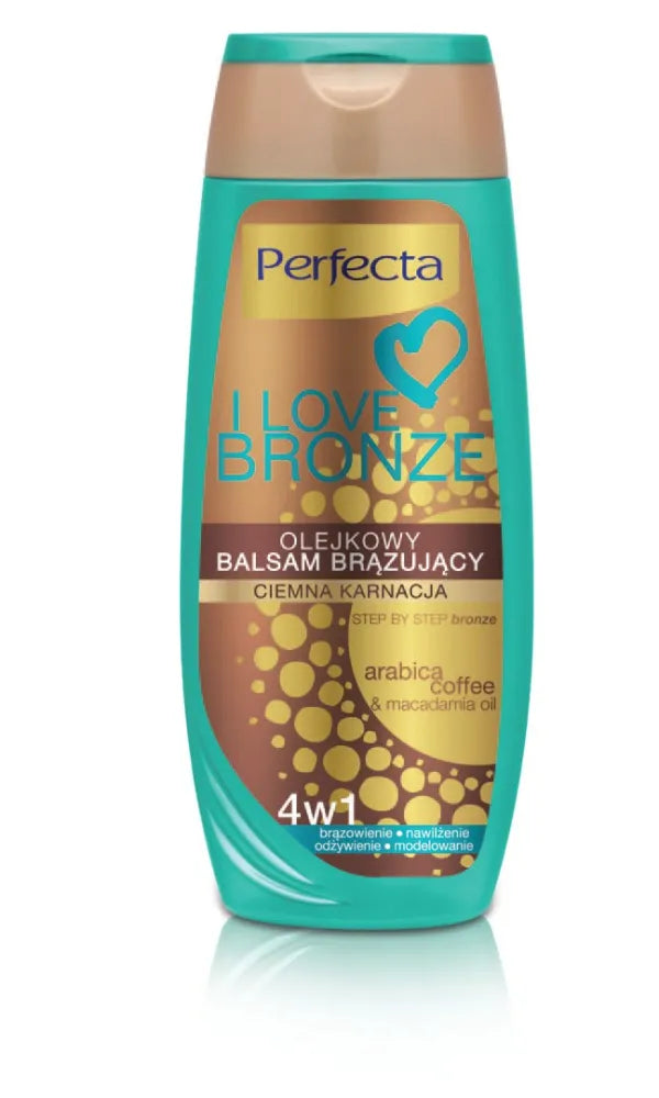 Perfecta I Love Bronze Bronzing oil balm 4in1 tamsiai odai 250ml - Kosmetika