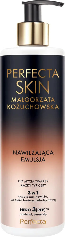 PERFECTA Skin Małgorzata Kożuchowska Drėkinanti veido prausimosi emulsija 3in1 300 ml - Kosmetika