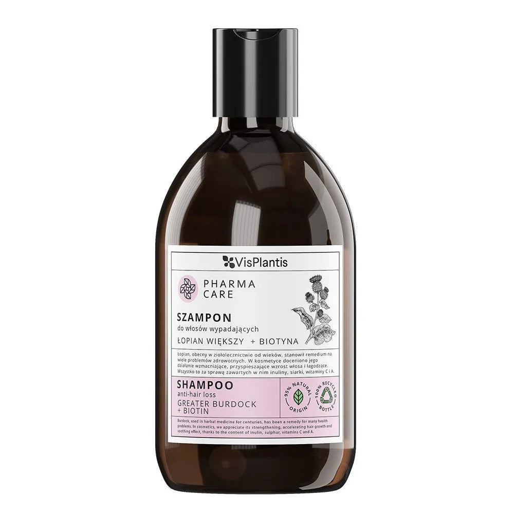 PHARMA CARE Plaukų slinkimo šampūnas su varnalėša + biotinu 500 ml - Kosmetika