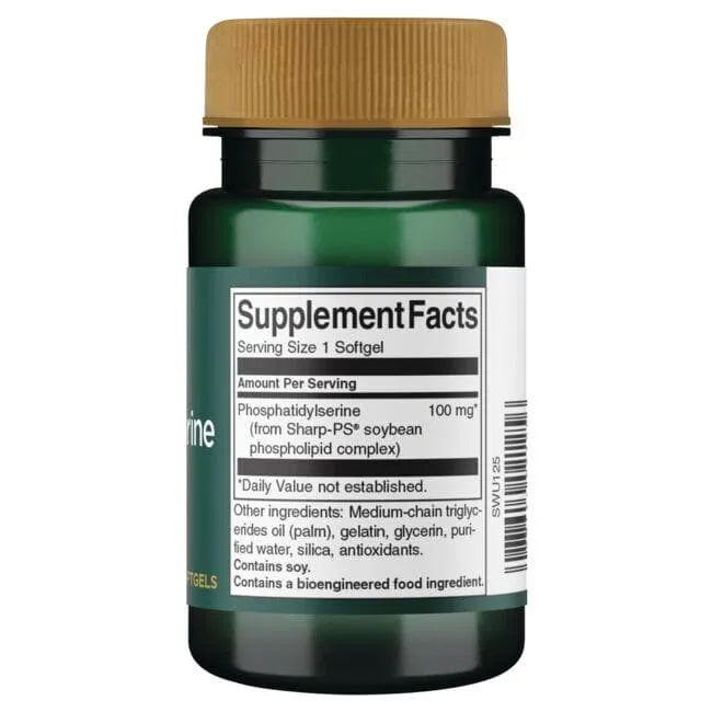 Phosphatidylserine - 100 mg - N30 - Fosfatidilserinas - Swanson - Papildai