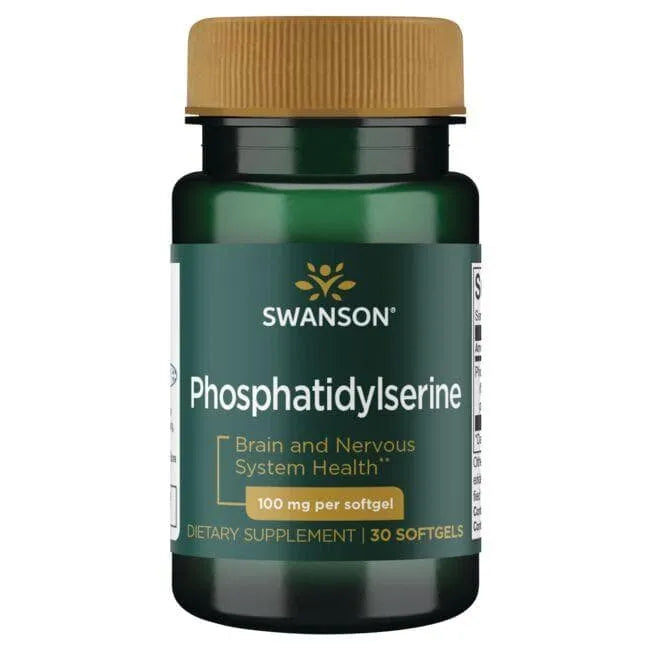 Phosphatidylserine - 100 mg - N30 - Fosfatidilserinas - Swanson - Papildai