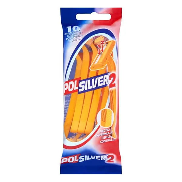 POLSILVER 2 Double blade razors 1 op. - 10 pcs. - Higiena