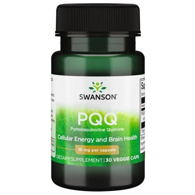 PQQ Pyrroloquinoline Quinone - 10 mg - N30 - Swanson - Papildai