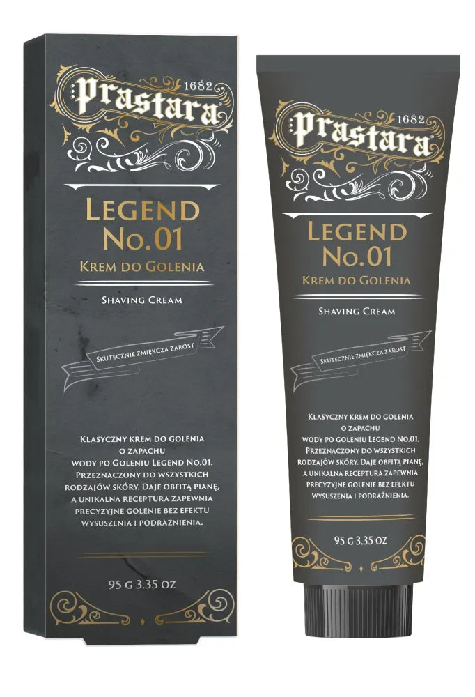 PRASTARA Legend No.01 Shaving cream 95 g - Higiena
