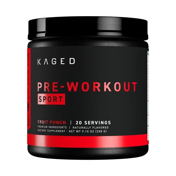 Pre-Workout Sport Fruit Punch - 258g - Kaged Muscle - Sporto papildai