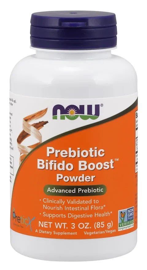 Prebiotic Bifido Boost Powder - 85g - NOW Foods - Papildai