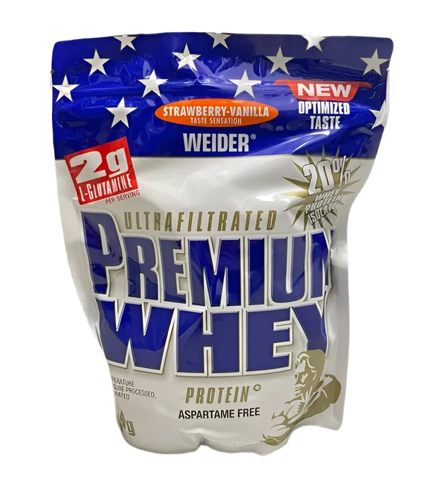 Premium Whey Strawberry Vanilla - 500g - Weider - Sporto papildai
