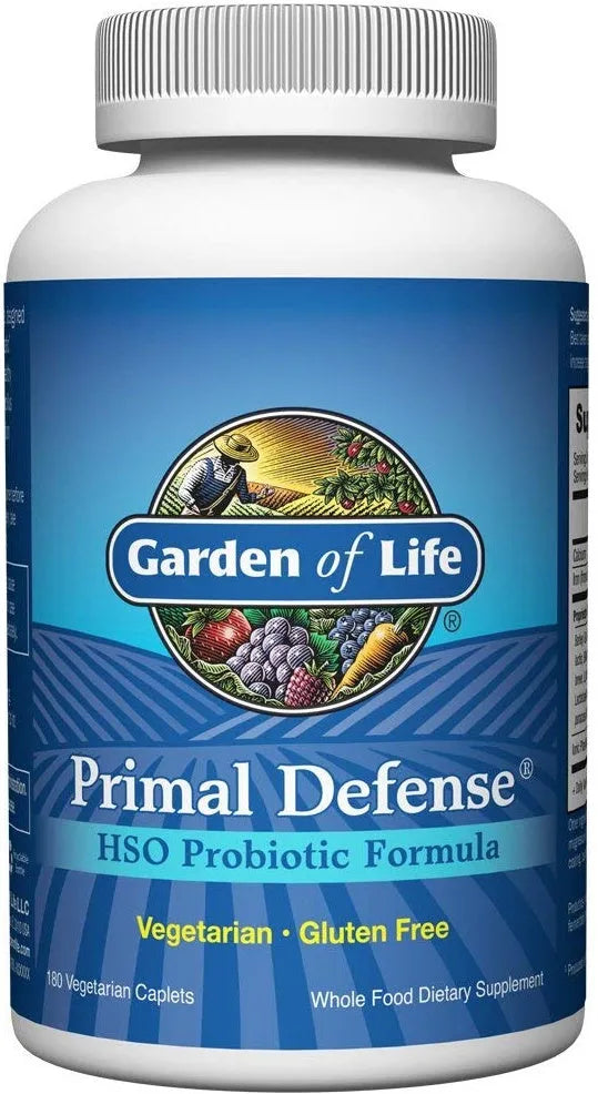 Primal Defense Caplets - 180 vegetarian - Garden of Life - Papildai