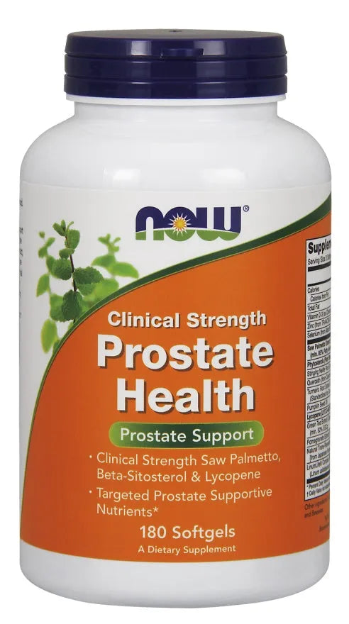 Prostate Health Clinical Strength - 180 softgels - NOW Foods - Papildai