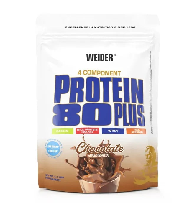 Protein 80 Plus Chocolate - 500g - Weider - Sporto papildai