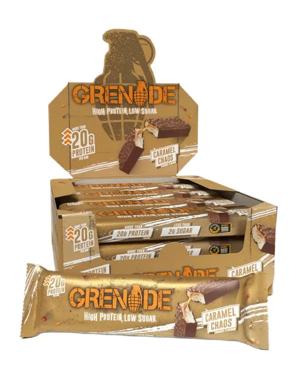 Protein Bars Caramel Chaos - 12 x 60g - Grenade - Maistas