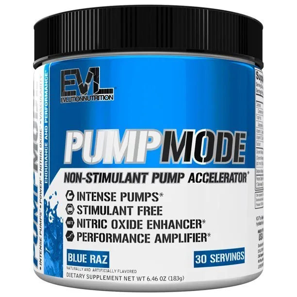 PumpMode Powder Blue Raz - 183g - EVLution Nutrition - Sporto papildai