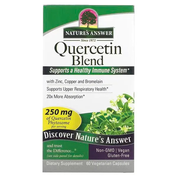 Quercetin Blend - 60 vcaps - Nature’s Answer - Papildai
