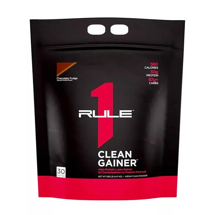 R1 Clean Gainer Chocolate Fudge - 4470g - Rule One - Sporto papildai