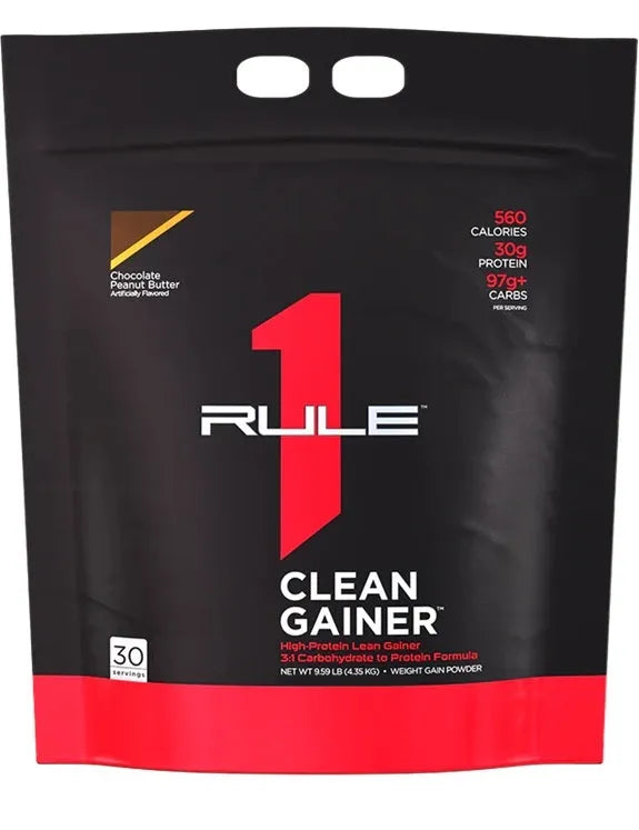 R1 Clean Gainer Chocolate Peanut Butter - 4350g - Rule One - Sporto papildai