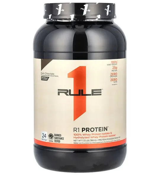 R1 Protein Dark Chocolate - 780g - Rule One - Sporto papildai