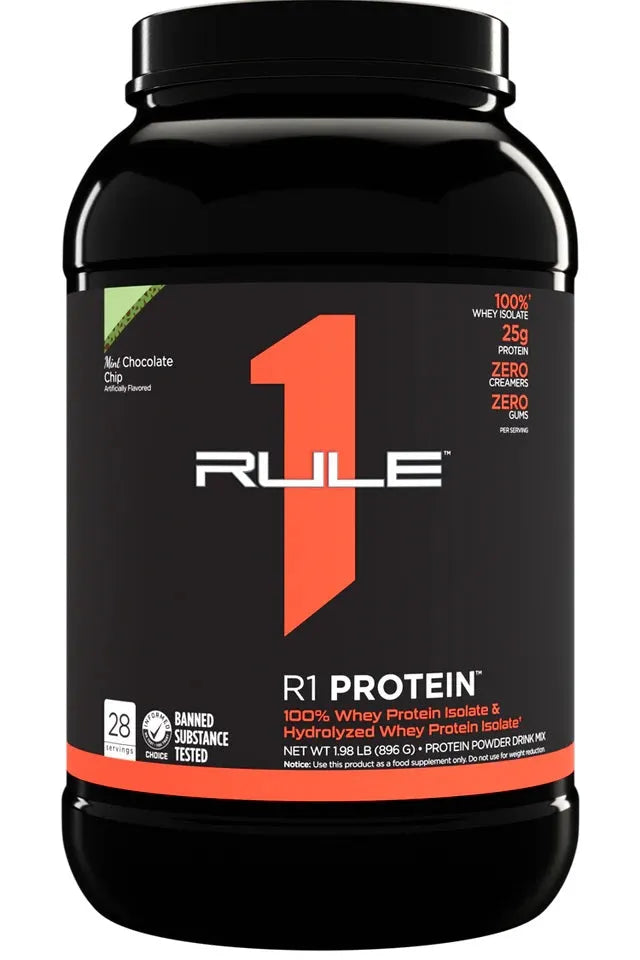 R1 Protein Mint Chocolate Chip - 896g - Rule One - Sporto papildai