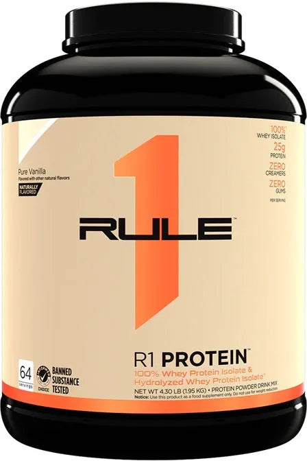 R1 Protein Naturally Flavored Pure Vanilla - 1950g - Rule One - Sporto papildai