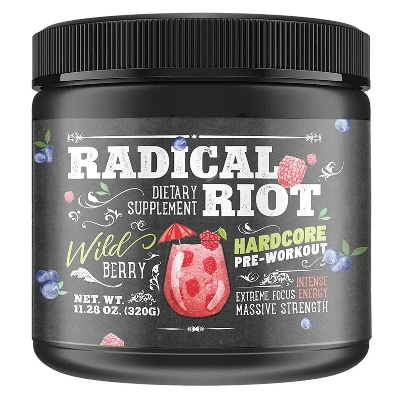 Radical Riot Wild Berry - 340g - American Supps - Sporto papildai