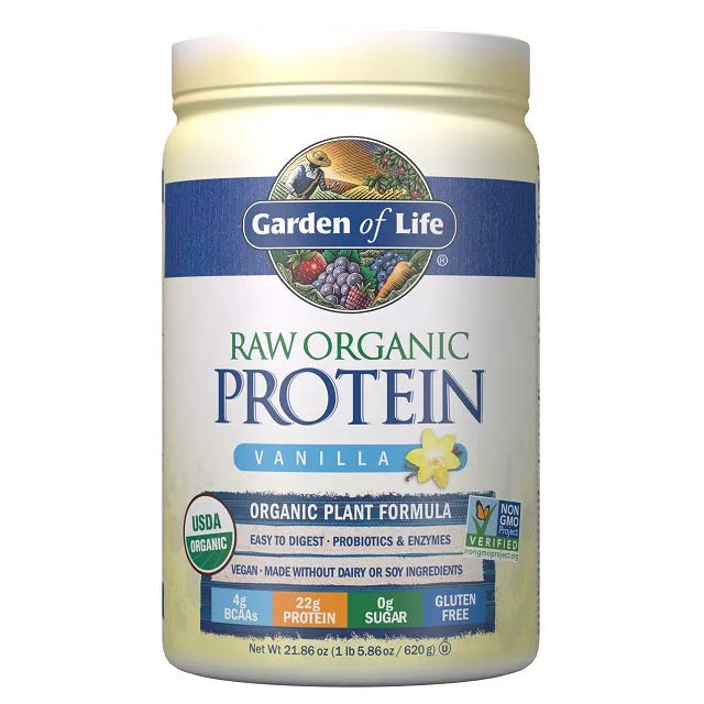 Raw Protein Vanilla - 620g - Garden of Life - Sporto papildai