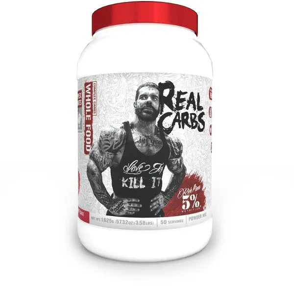 Real Carbs - Legendary Series Strawberry Short Cake - 1625g - 5% Nutrition - Sporto papildai