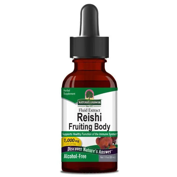 Reishi Fruiting Body 1000mg - 30 ml - Nature’s Answer - Papildai
