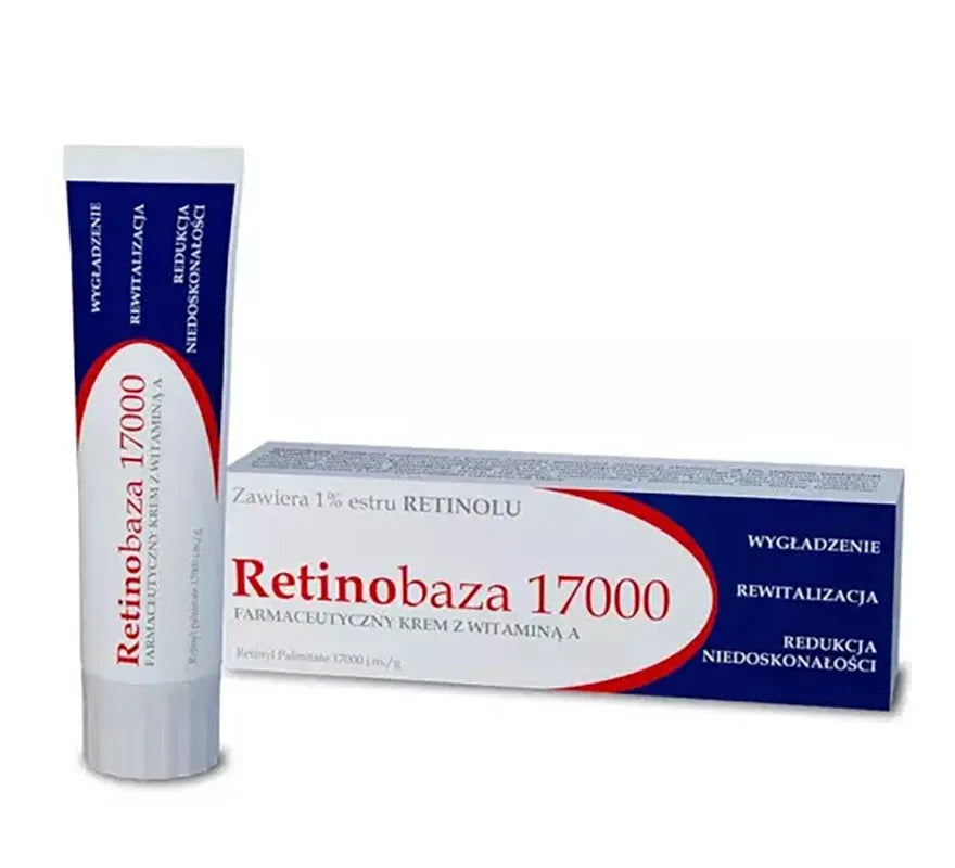RETINOBAZA 17000 Farmacinis kremas su Vitaminu A 30g - Kosmetika