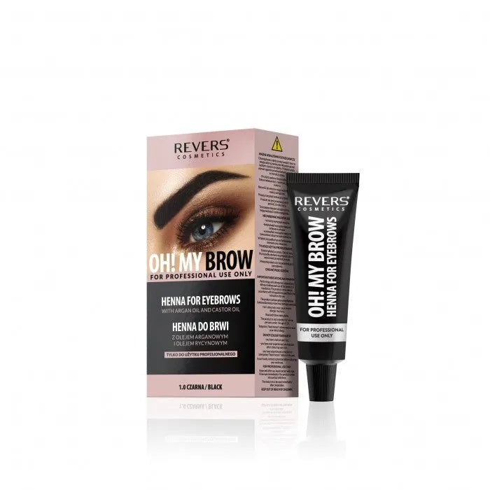 REVERS Cream Henna for Brows OH!MY BROW juodas - Kosmetika