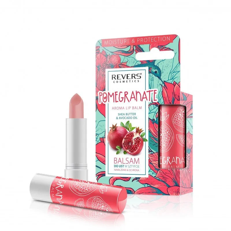 REVERS Lip balm stick drėkinimas ir apsauga - Pomegranate 4g - Kosmetika