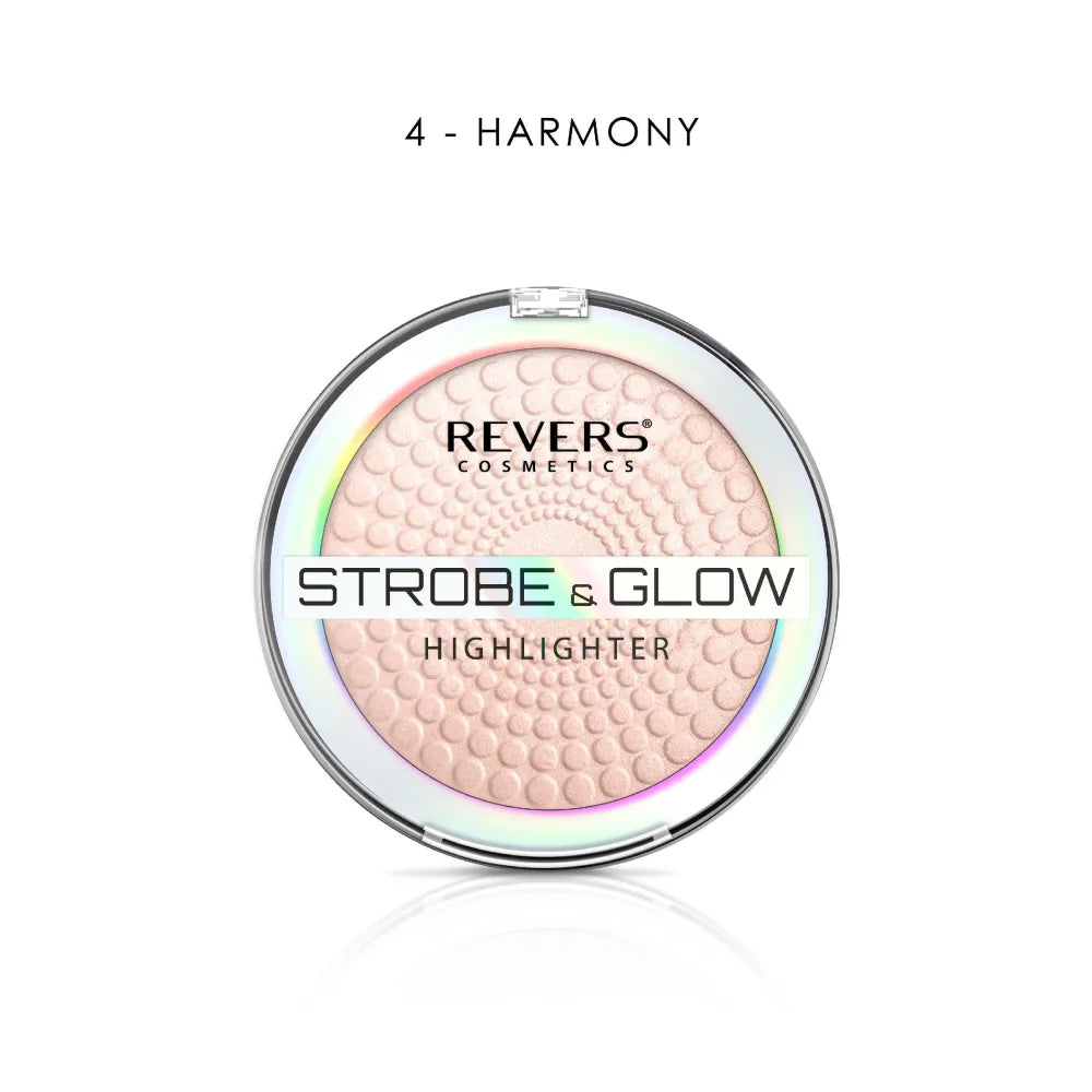 REVERS Strobing & Glowing Highlighter Powder 04 Harmony 8 g - Kosmetika