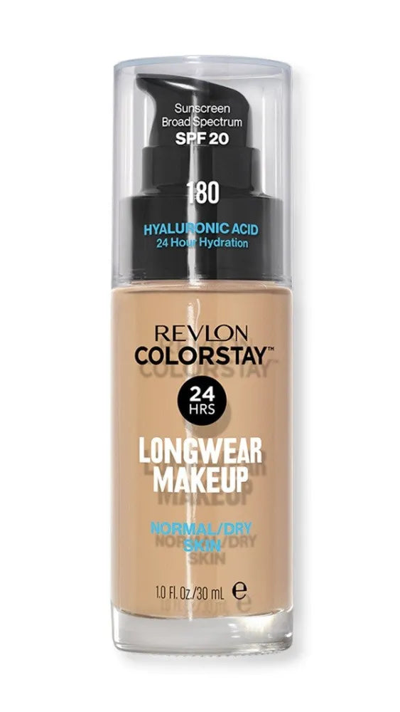 Revlon Colorstay 24H Longwear Foundation Concealer Nr. 180 Smėlio Bežinė - normaliai ir sausai odai 30ml - Kosmetika