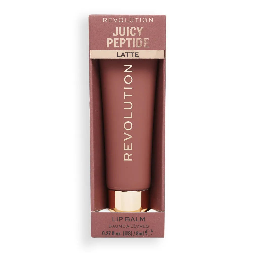 REVOLUTION Juicy Peptide Lip Gloss Latte 8 ml - Kosmetika