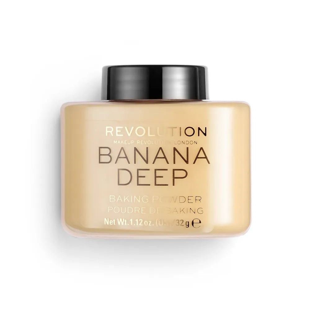 REVOLUTION Loose Baking Powder Banana (Deep) - Kosmetika