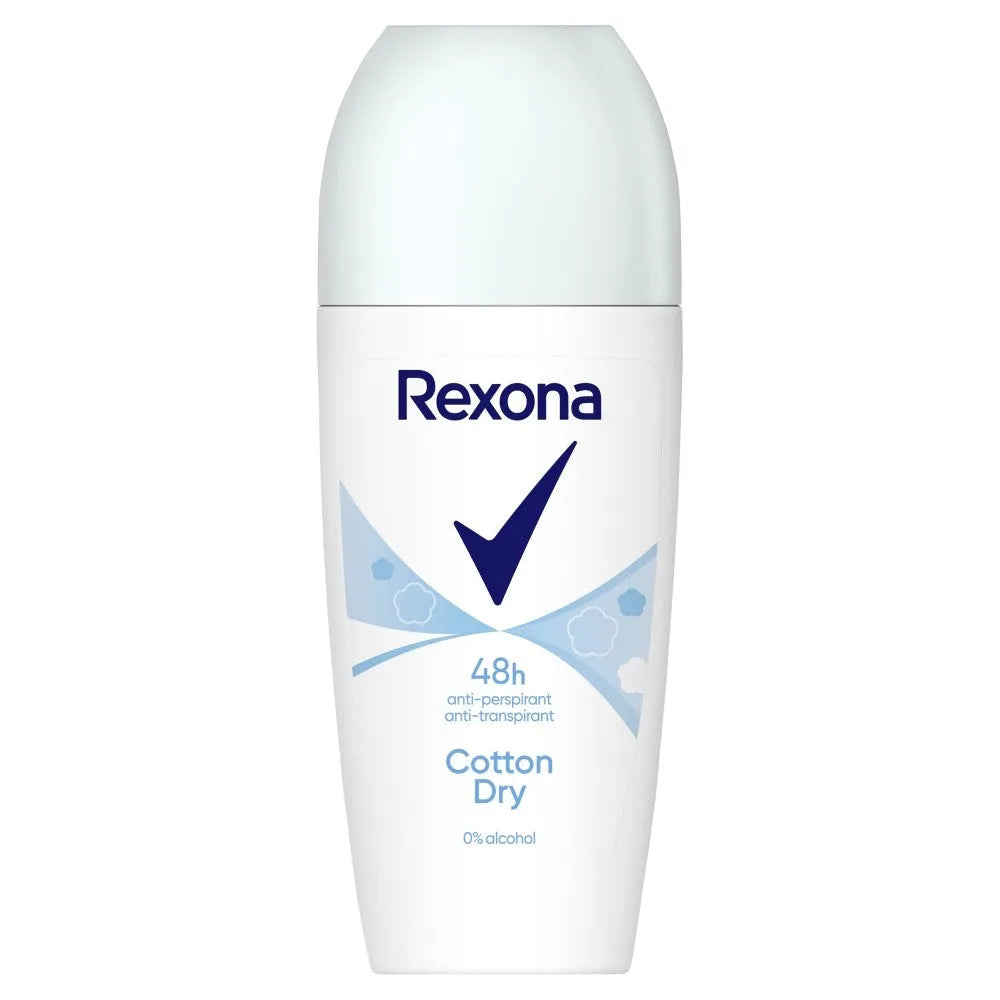 REXONA DEO ROLON PTO COTTON 50ML - Kosmetika