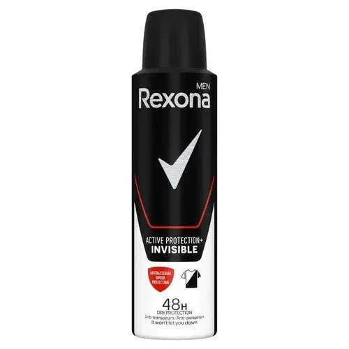 REXONA MEN Active Protection+ Invisible Anti-Perspirant Spray Deodorant for 150 ml - Kosmetika