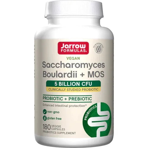 Saccharomyces Boulardii + MOS - 180 vcaps - Jarrow Formulas - Papildai