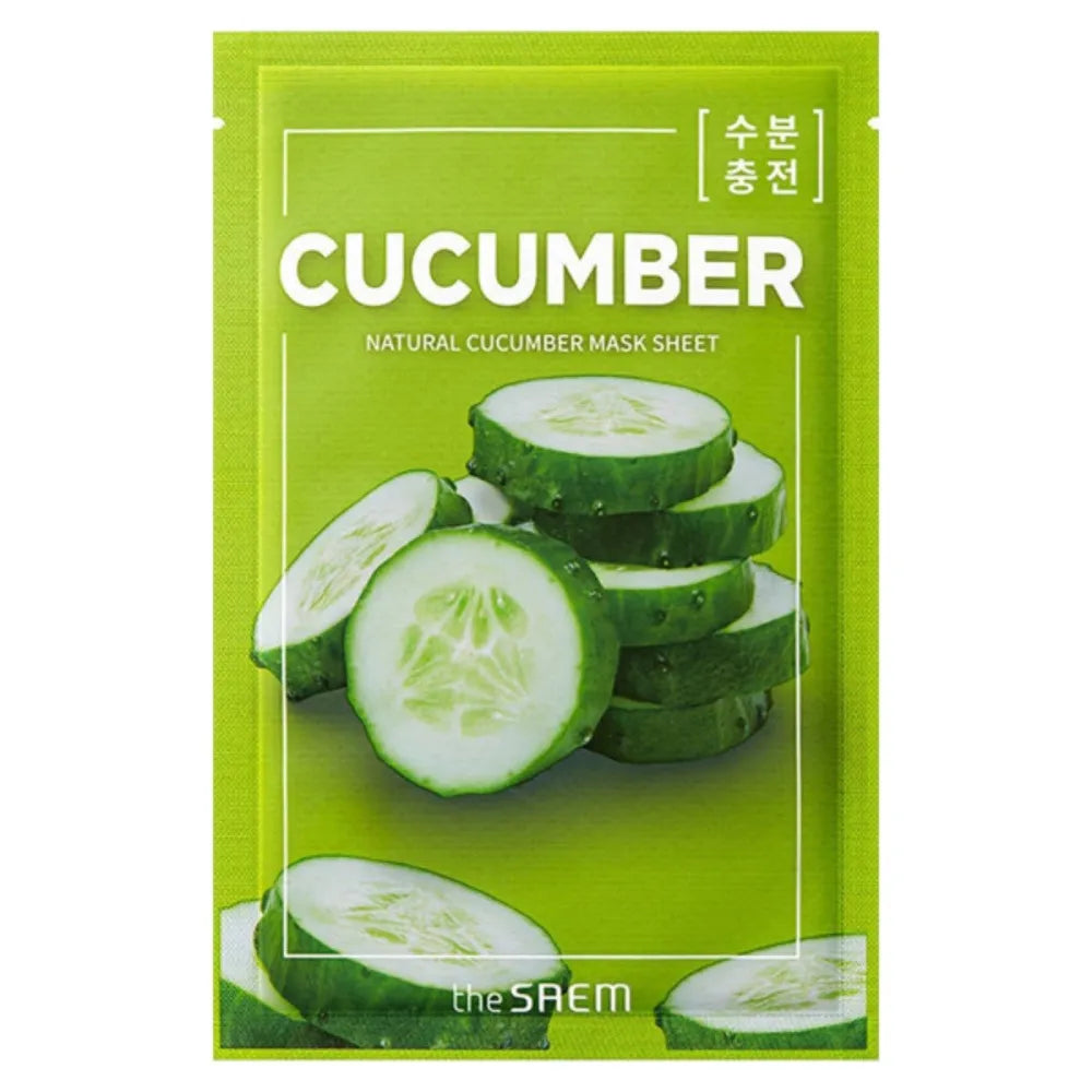 SAEM Natural Cucumber Sheet mask - Agurkas - Kosmetika