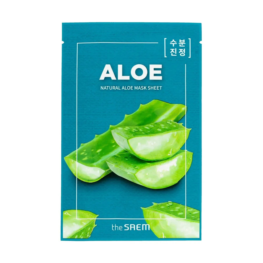 SAEM Natural Mask Sheet Aloe audinio kaukė 21ml - Kosmetika