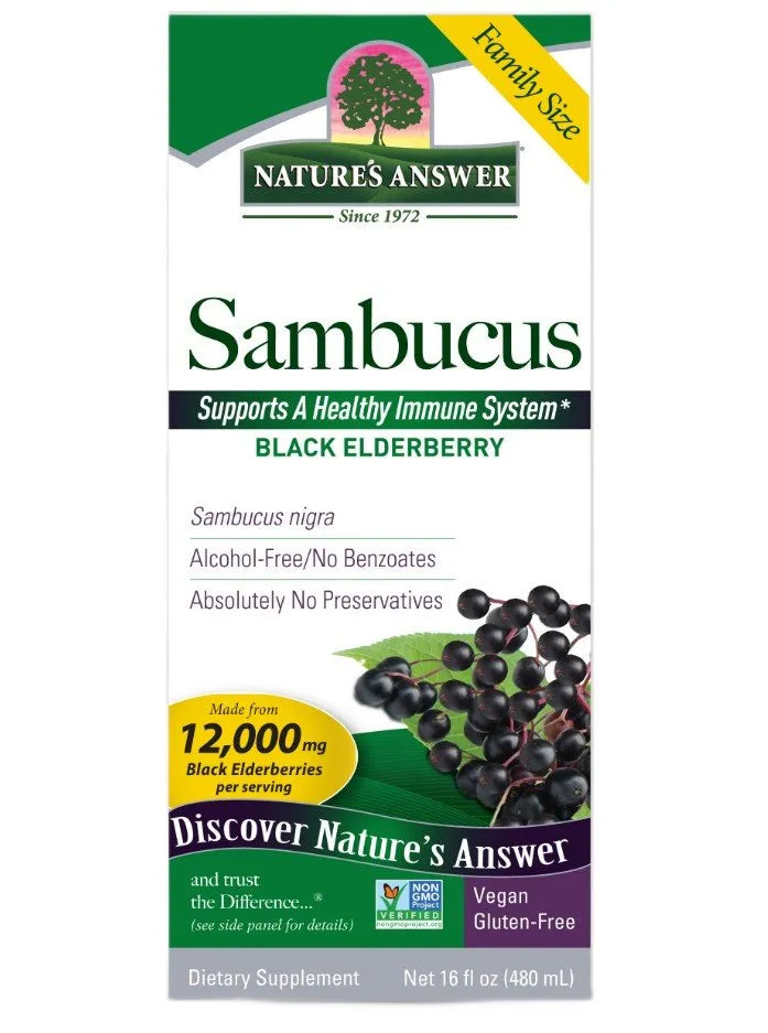 Sambucus - 480 ml - Nature’s Answer - Papildai