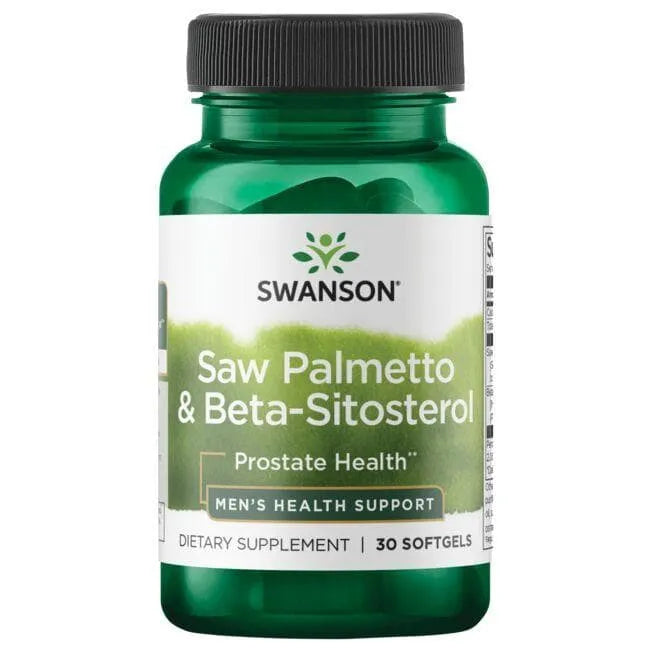 Saw Palmetto & Beta-Sitosterol - Prostatai - N30 - Swanson - Papildai