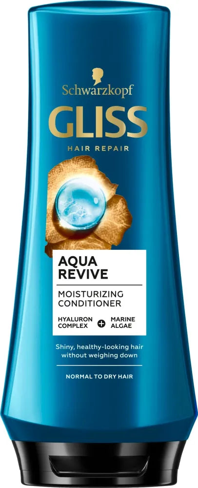 Schwarzkopf Gliss Plaukų atstatymo Aqua Revive kondicionierius 200 ml - Kosmetika