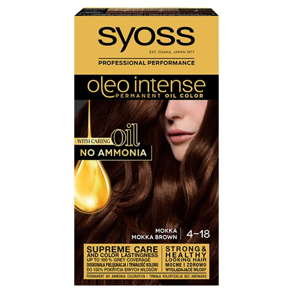 Schwarzkopf Syoss Hair Color Oleo 4-18 mocha 1op. - Kosmetika