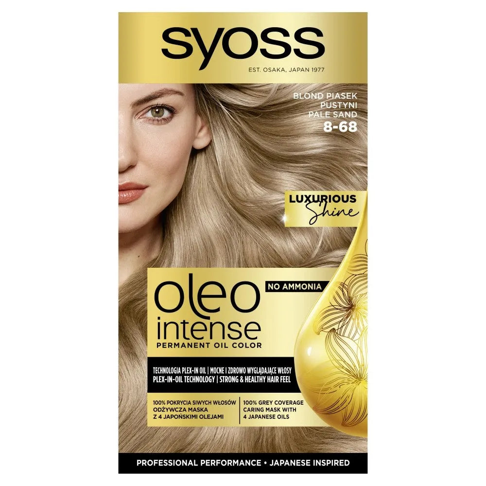 Schwarzkopf Syoss Plaukų spalva Oleo 8-68 Dykumos smėlio blondinė 1op. - Kosmetika