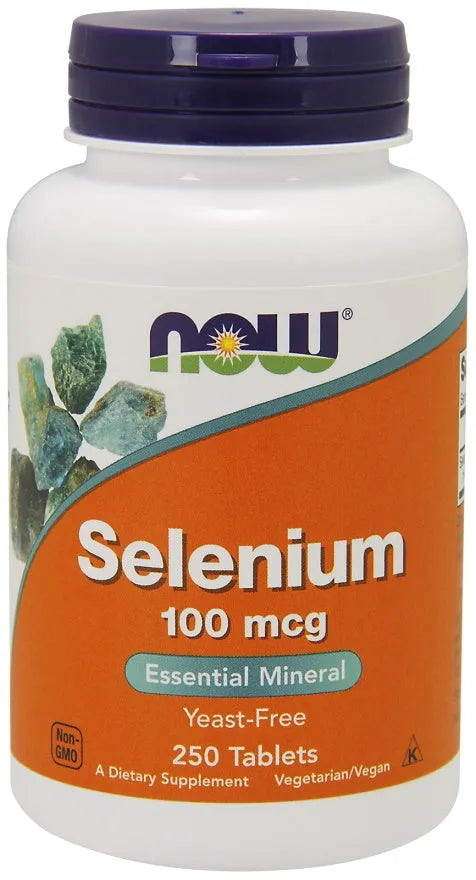 Selenium 100mcg - 250 tabs - NOW Foods - Papildai