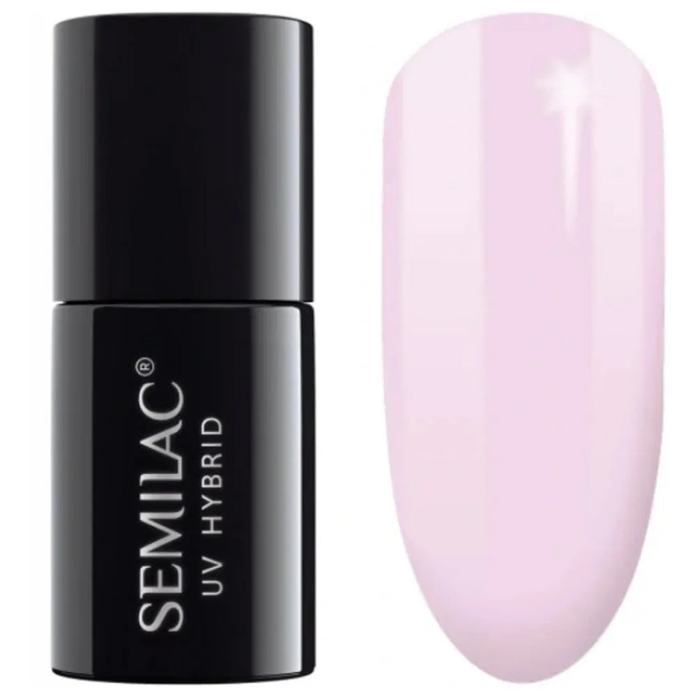 SEMILAC Hybrid Lacquer 051 Prancūziškas Bežinis Pienas - PERMATOMAS - 7 ml - Kosmetika