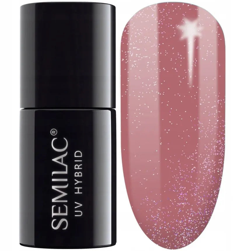 SEMILAC LAKIER 321 SHIMMER DUST KARAMELĖ 7ML - Kosmetika