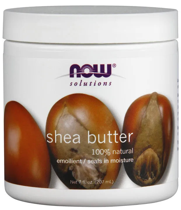 Shea Butter - 100% Natural - 207 ml - NOW Foods - Papildai